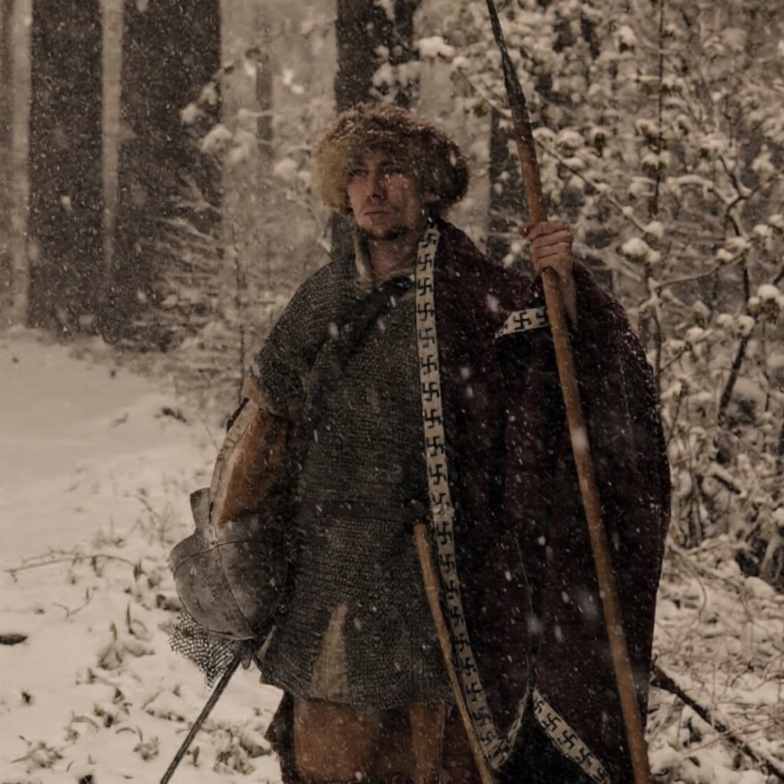 Bogumił podczas pokazu