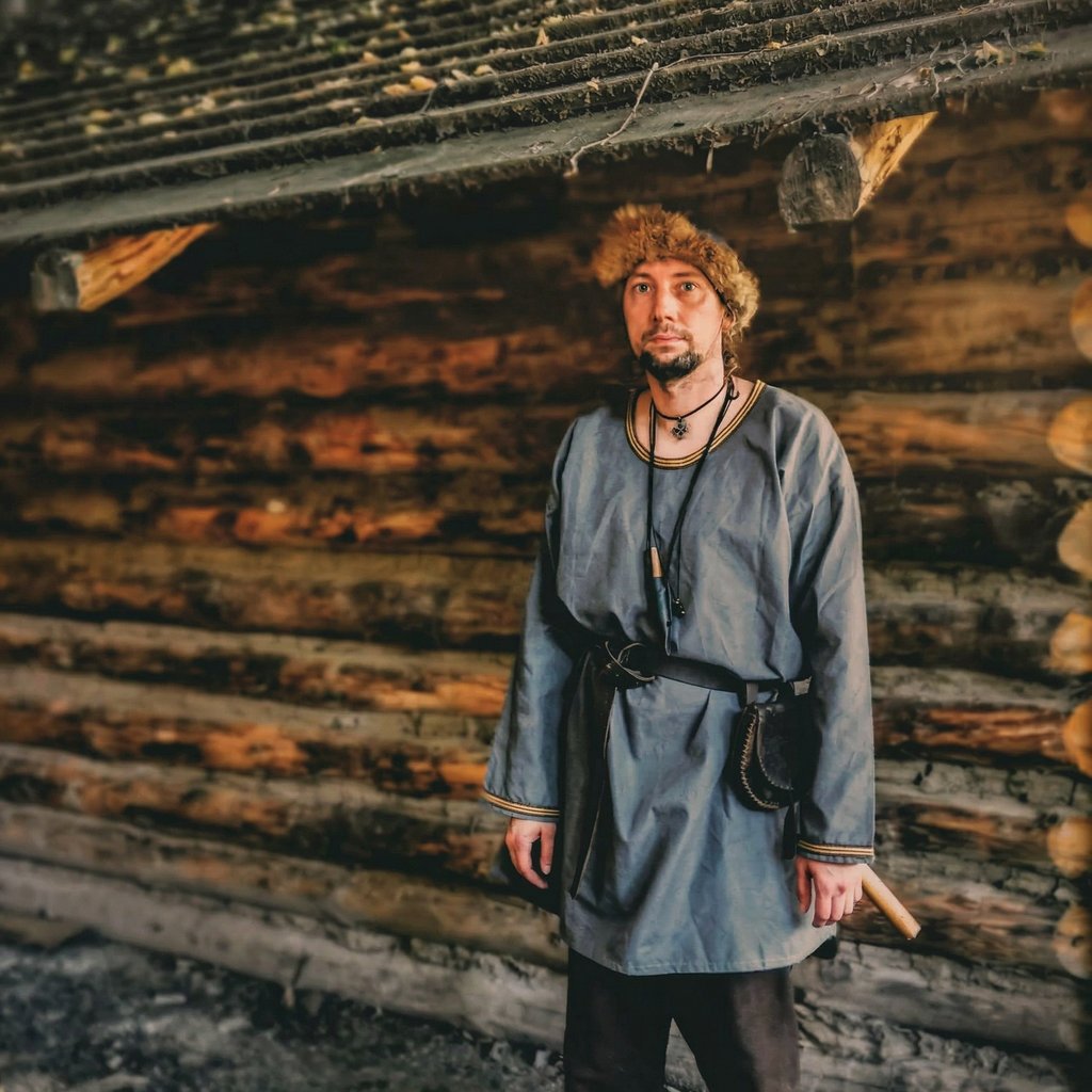 Pod chatą w grodzie w Raciborzu